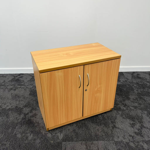 Wooden Storage Cupboard - H700mm - Beech - CSOS1958 | Coggin Sustainable Office Solutions | Online Shop
